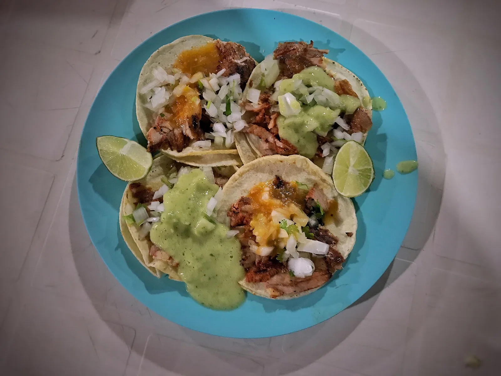Al pastor tacos. The photo was not taken at a Pembroke Pines restaurant.