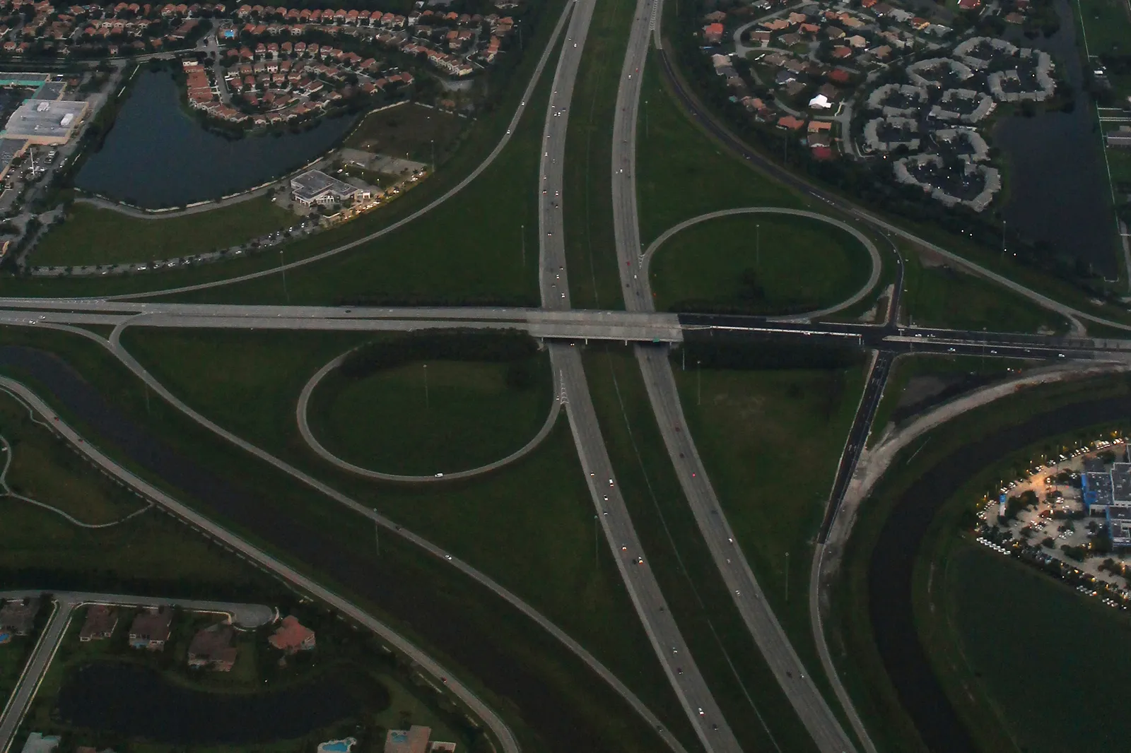 The Interstate 75 interchange at Pines Boulevard in Pembroke Pines, next to The Shops at Pembroke Gardens.