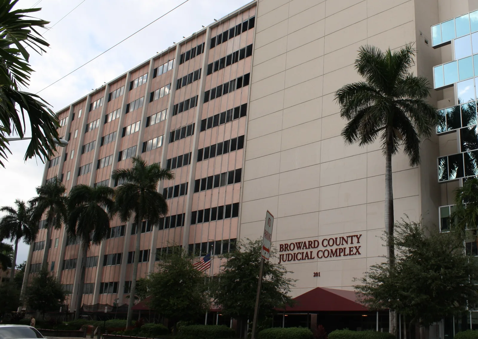 The Broward County Judicial Complex in downtown Fort Lauderdale, the county seat.