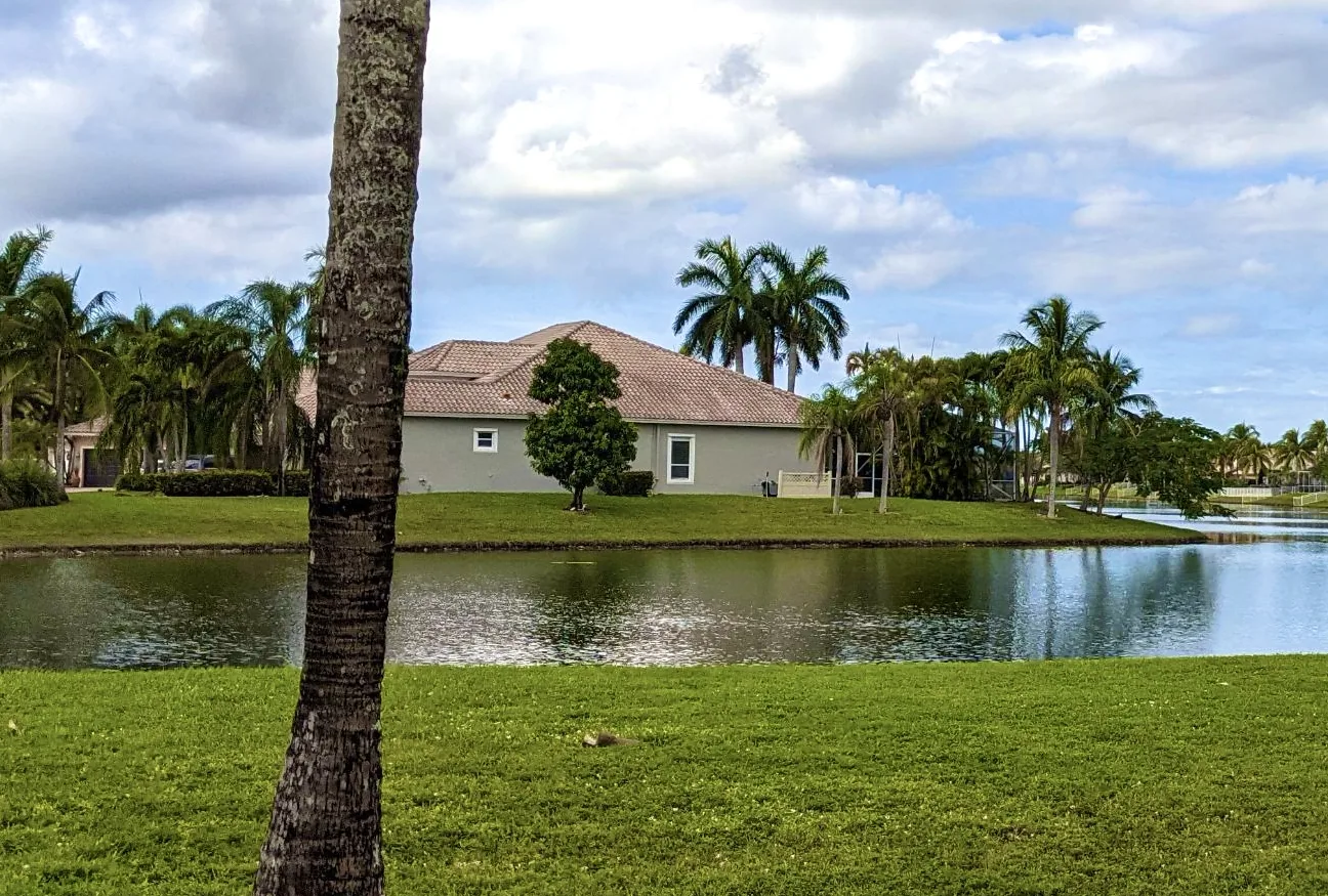 A house on a lake in Pembroke Falls, a neighborhood in Pembroke Pines.