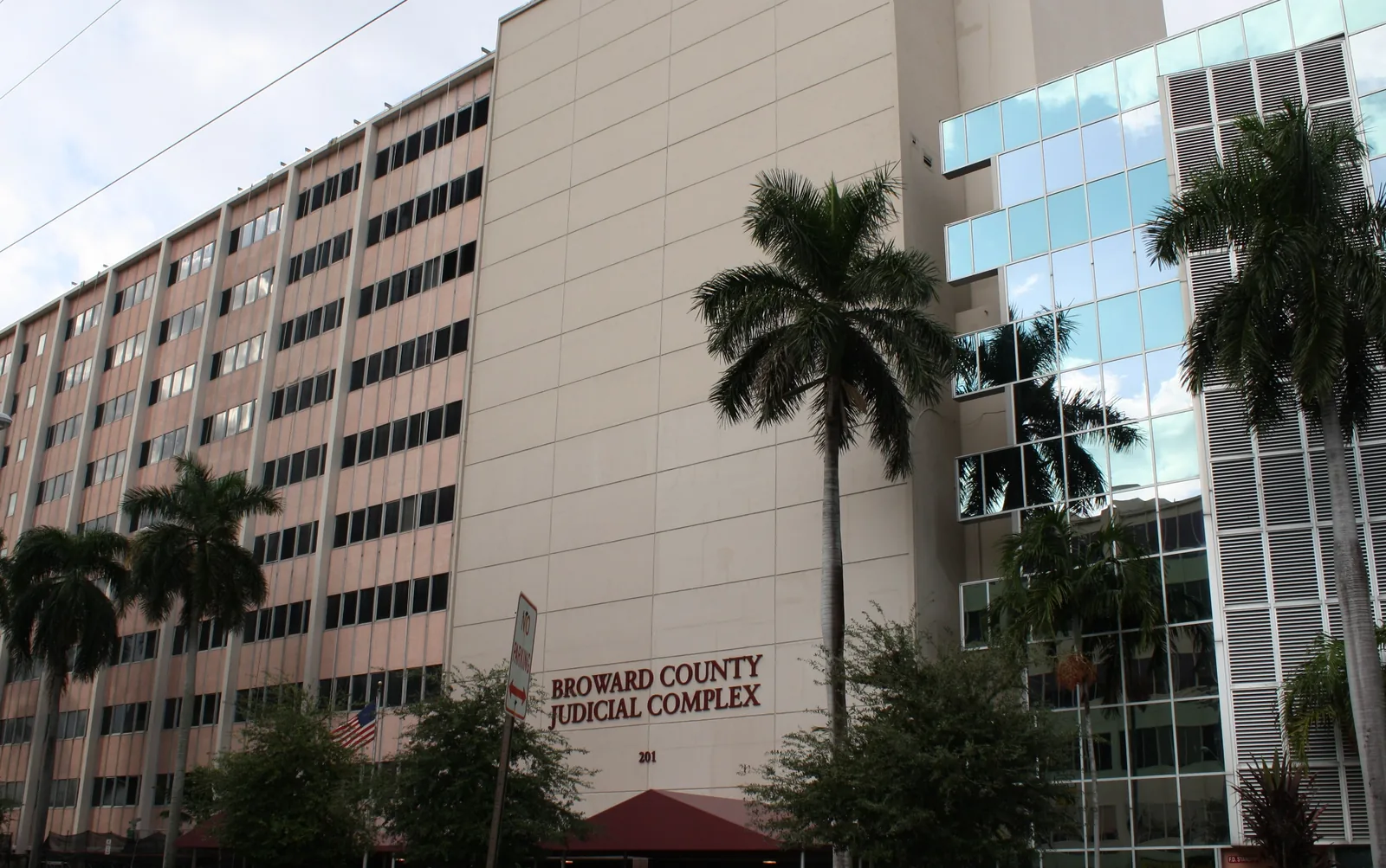 The Broward County Judicial Complex in downtown Fort Lauderdale, the county seat.